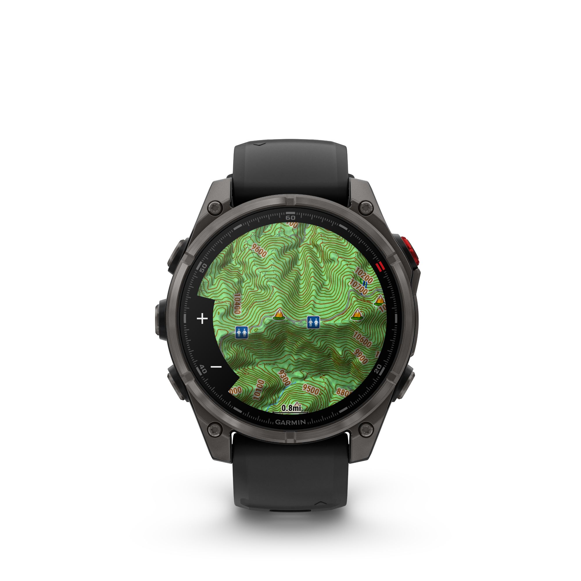GARMIN fēnix® 8 Pro–47mm, AMOLED Sapphire, Schwarz/Titan Car
