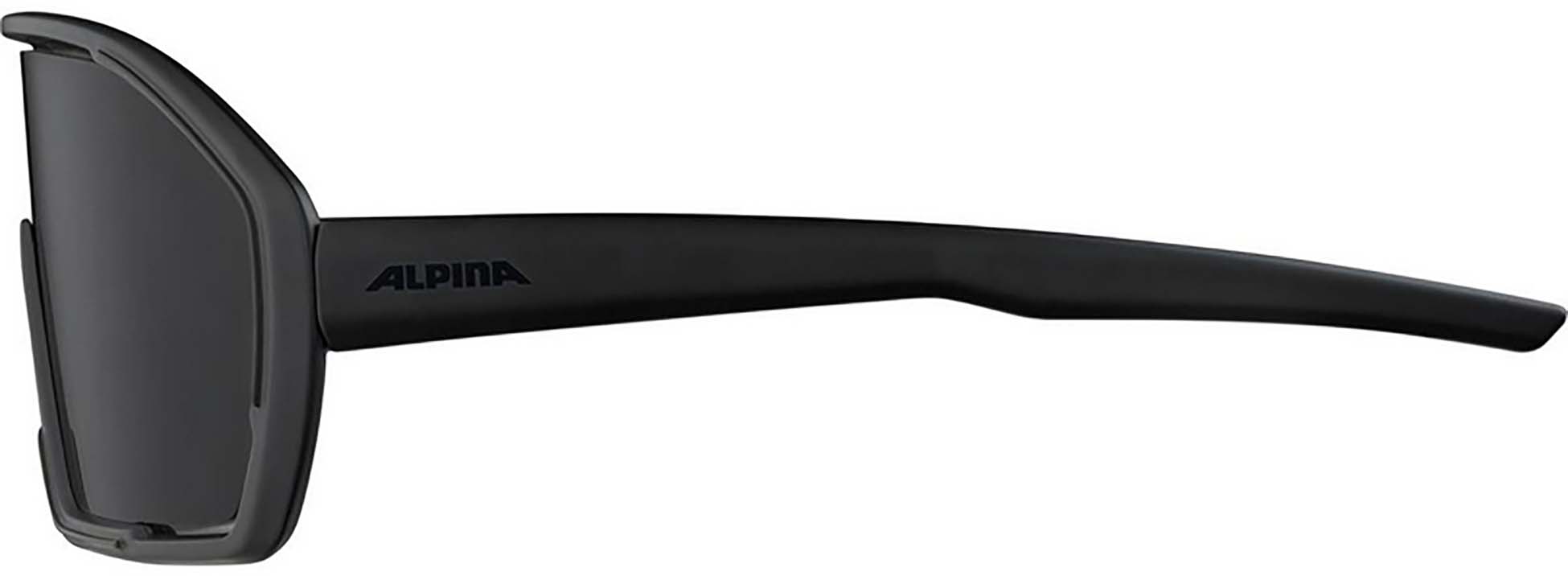 Alpina Sportbrille BONFIRE Q-Lite black matt / silver mirror