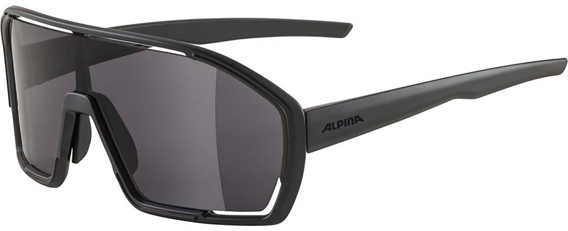 Alpina Sportbrille BONFIRE Q-Lite black matt / silver mirror